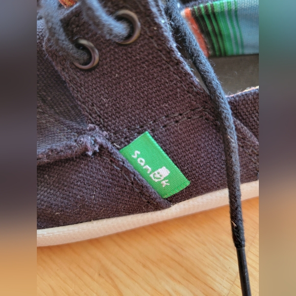 Children's size 12 Sanuk offshore shoes - Picture 3 of 6